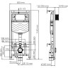 Система инсталляции для унитазов WASSERKRAFT ALLER 10TLT.010.ME.MB02