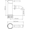 Смеситель для раковины WASSERKRAFT WERN 4205